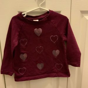 Gymboree 3T Burgundy Top
